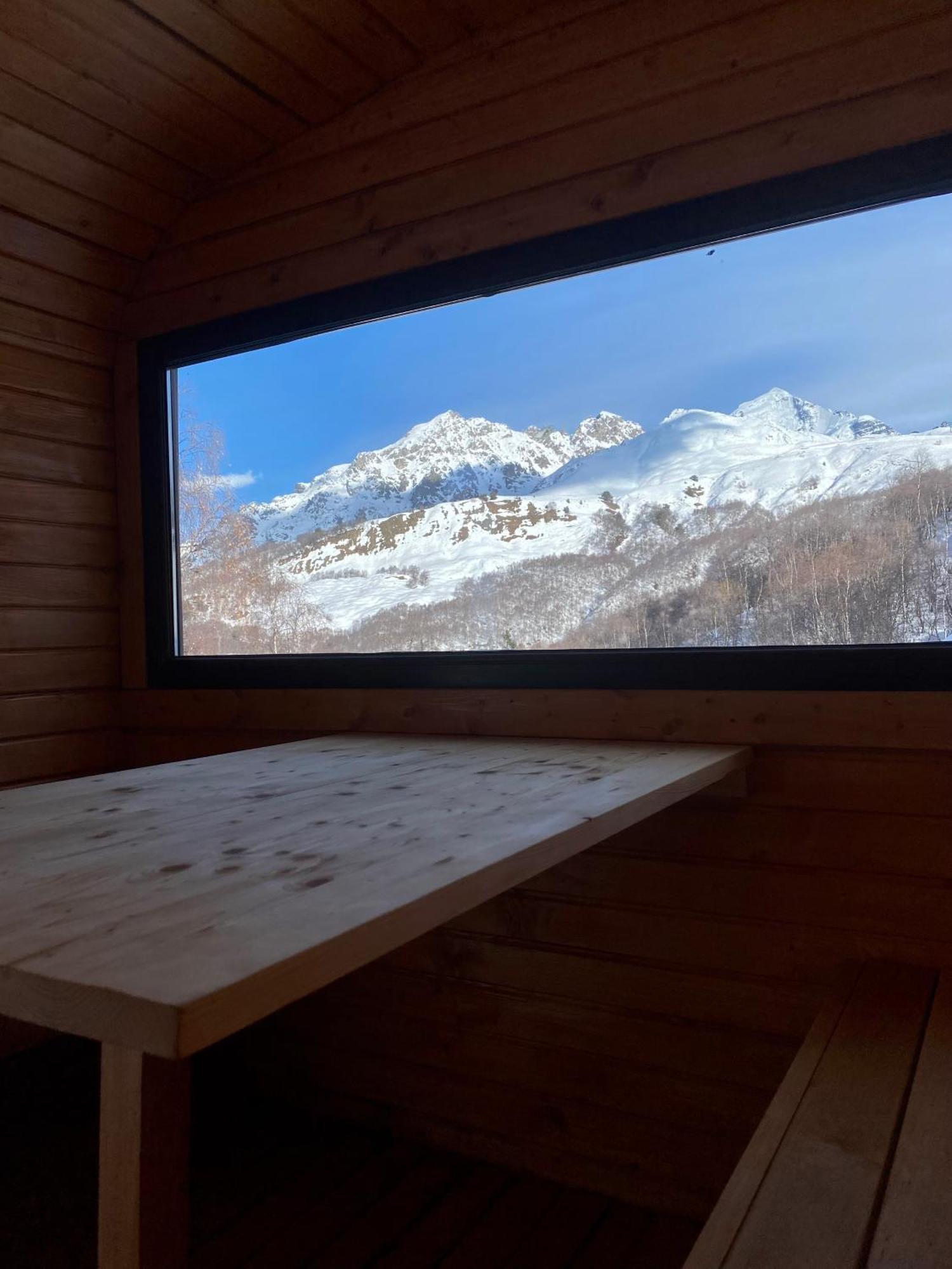 Sauna Tetnuldi Mestia Bagian luar foto
