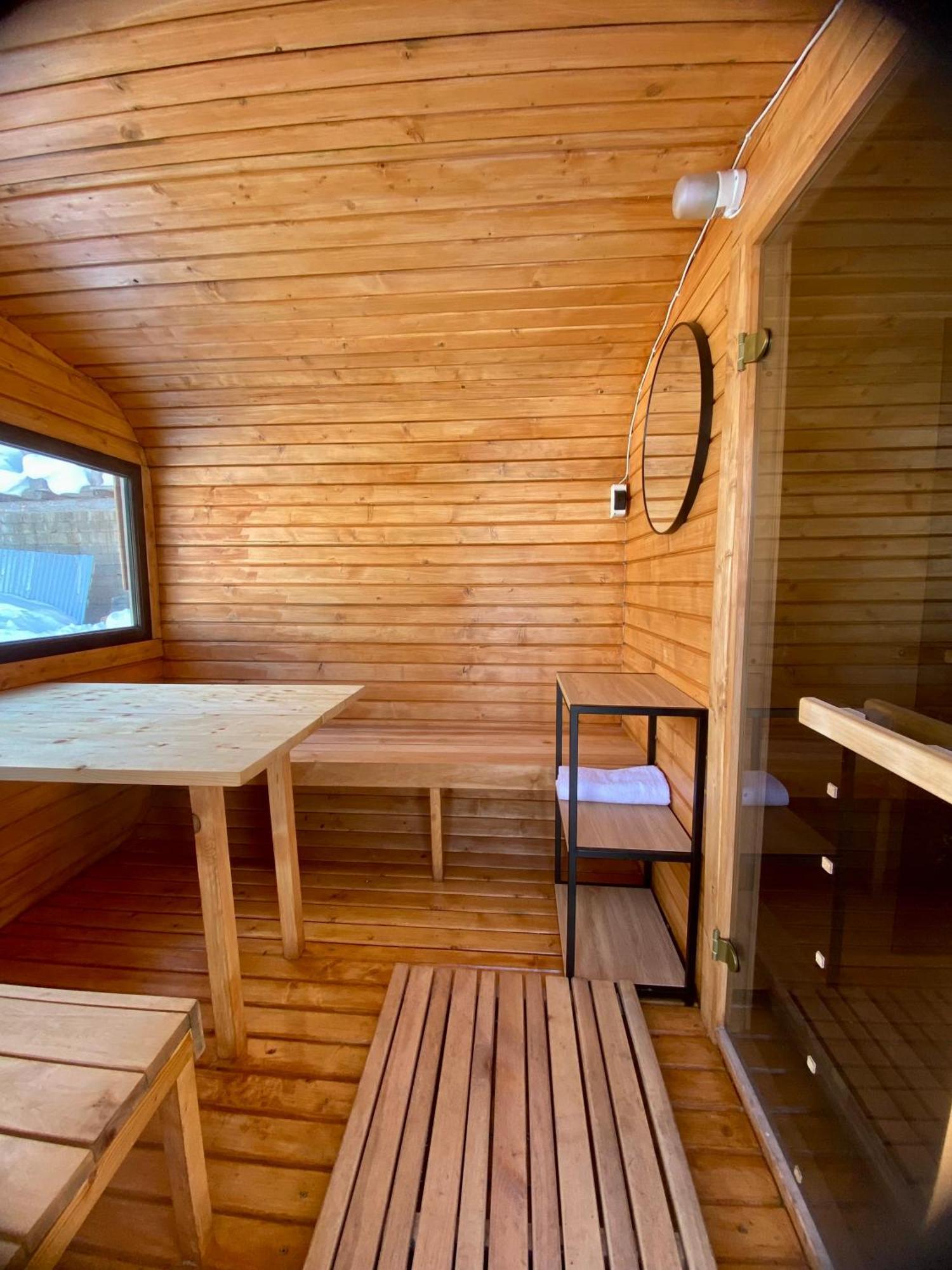 Sauna Tetnuldi Mestia Bagian luar foto