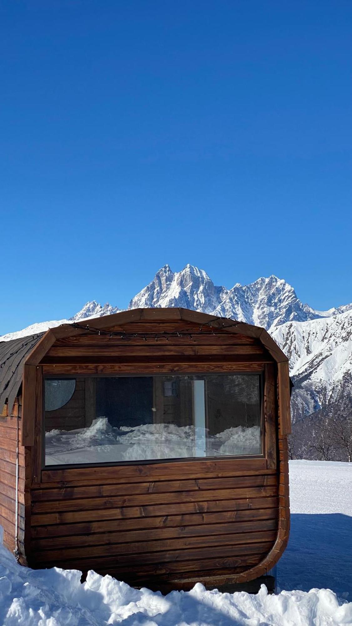 Sauna Tetnuldi Mestia Bagian luar foto